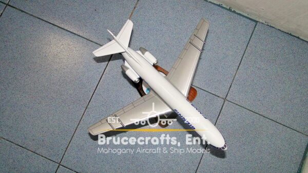 Model of Sud Aviation Super-Caravelle Finnair with detailed craftsmanship.